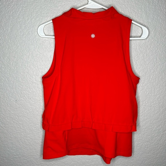 Athleta Venture Out Tank Size Small Vermilion Orange - Picture 4 of 7